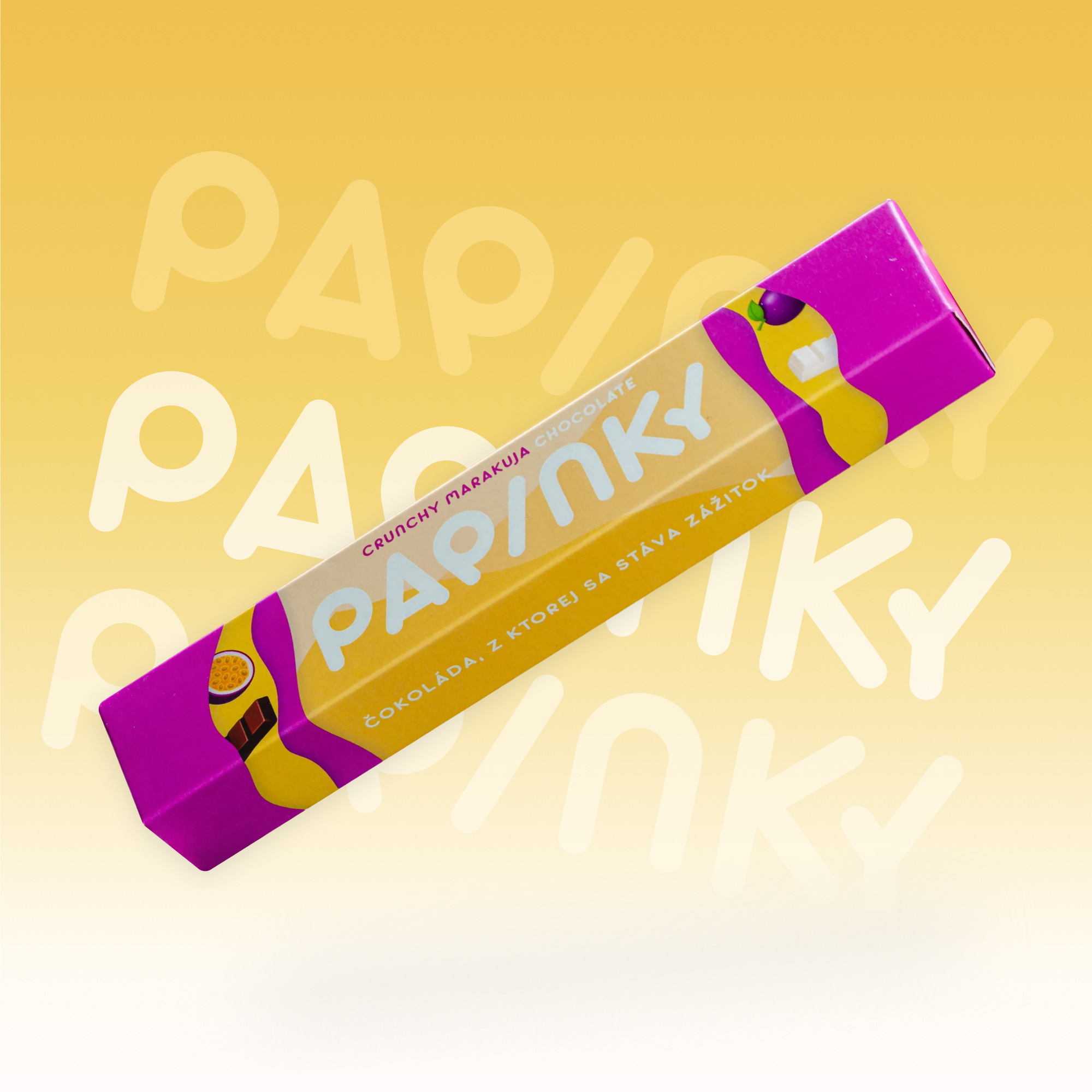 CRUNCHY MARAKUJA ČOKOLÁDA - 150g - Obrázek 2
